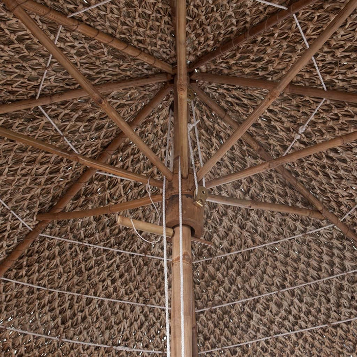 VXL Bamboo Umbrella with Banana Leaf Roof 210 Cm