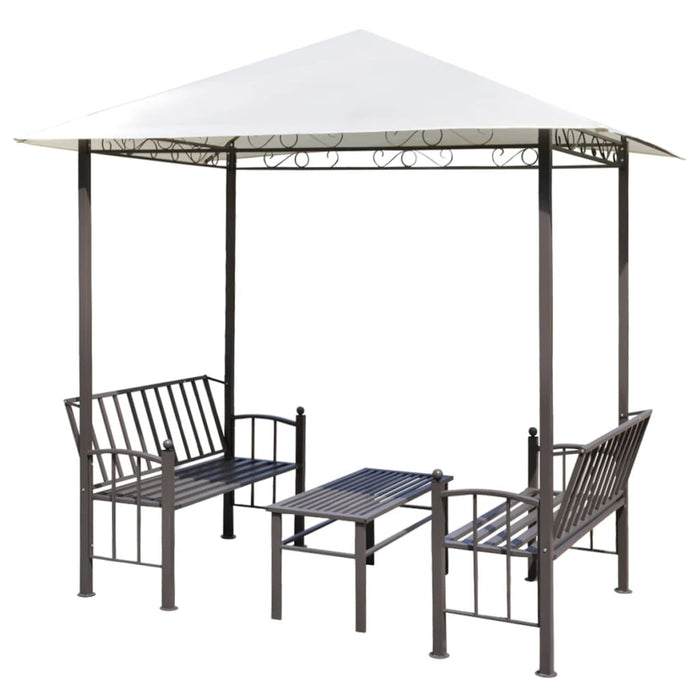 VXL Garden Pergola with Table and Benches 2.5X1.5X2.4 M
