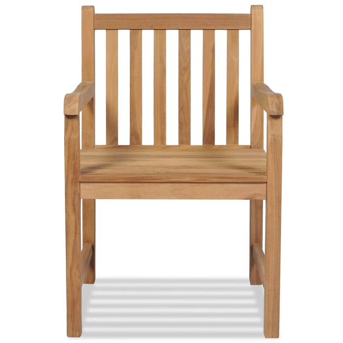 VXL Garden Chairs 2 Units Solid Teak Wood