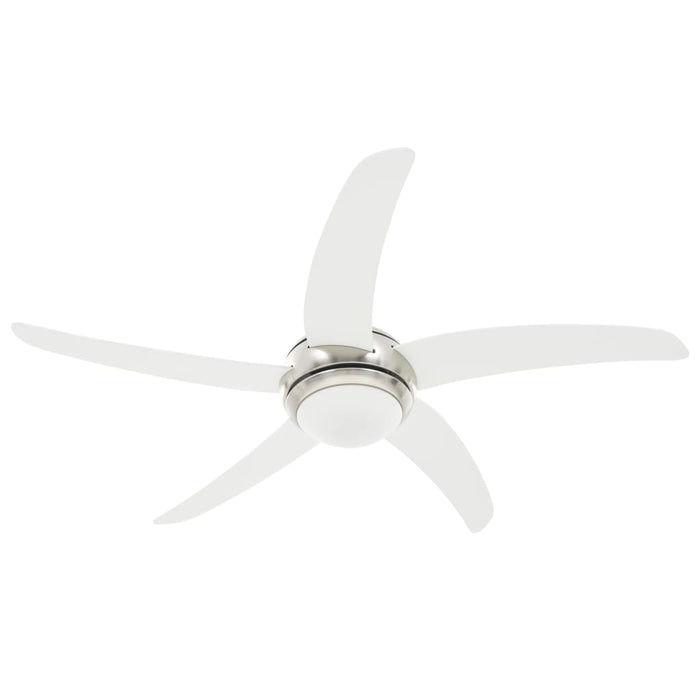 VXL Ceiling Fan Adorned With Lamp 128 Cm White