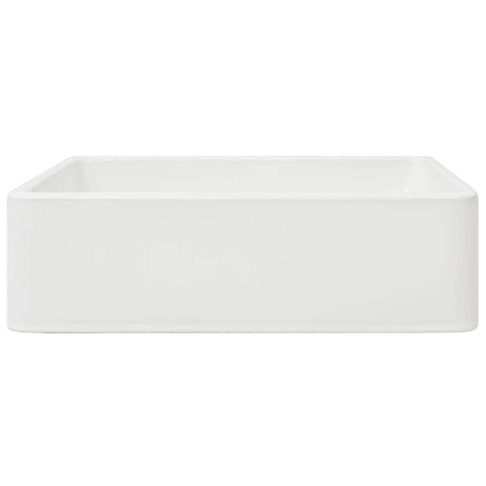 VXL Lavabo de cerámica blanco 41x30x12 cm