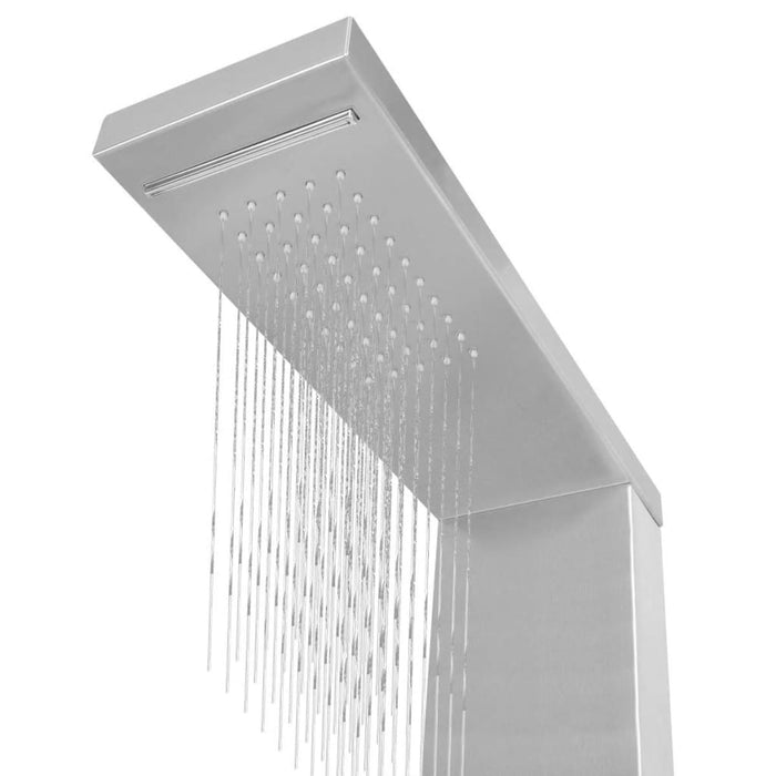 VXL Square Stainless Steel Shower Panel System