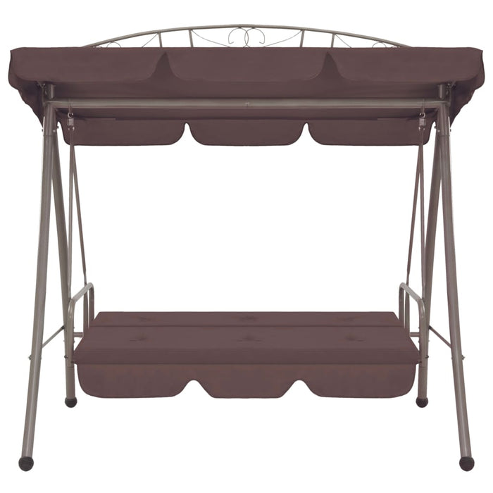 VXL Convertible Outdoor Swing Bench with Coffee Canopy
