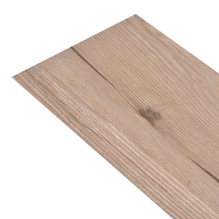 VXL Self-adhesive PVC floor planks 5.02m² 2mm brown oak