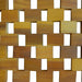 VXL Alfombrilla De Baño De Madera De Acacia Mosaico 80X50 Cm 5 a 7 Días VXL 