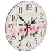 VXL Reloj De Pared Vintage Con Flores 30 Cm 5 a 7 Días VXL 