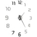 VXL Reloj 3D De Pared Con Diseño Moderno 100 Cm Xxl Plateado 5 a 7 Días VXL 
