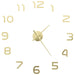 VXL Reloj De Pared 3D Con Diseño Moderno 100 Cm Xxl Dorado 5 a 7 Días VXL 