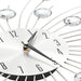 VXL Reloj De Pared Con Movimiento De Cuarzo 50 Cm Plateado 5 a 7 Días VXL 