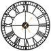 VXL Reloj De Pared Vintage Movimiento Cuarzo Metal 60 Cm Xxl 5 a 7 Días VXL 