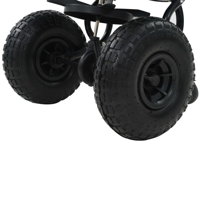 VXL Salgar spreader hand cart PVC and steel 92x46x70 cm 15 L
