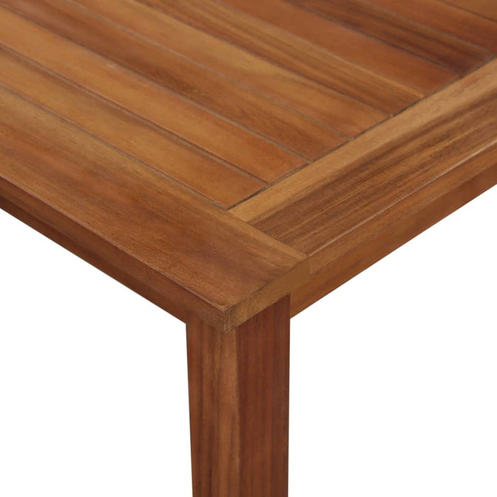 VXL Garden Table Solid Acacia Wood 200X100X74 Cm