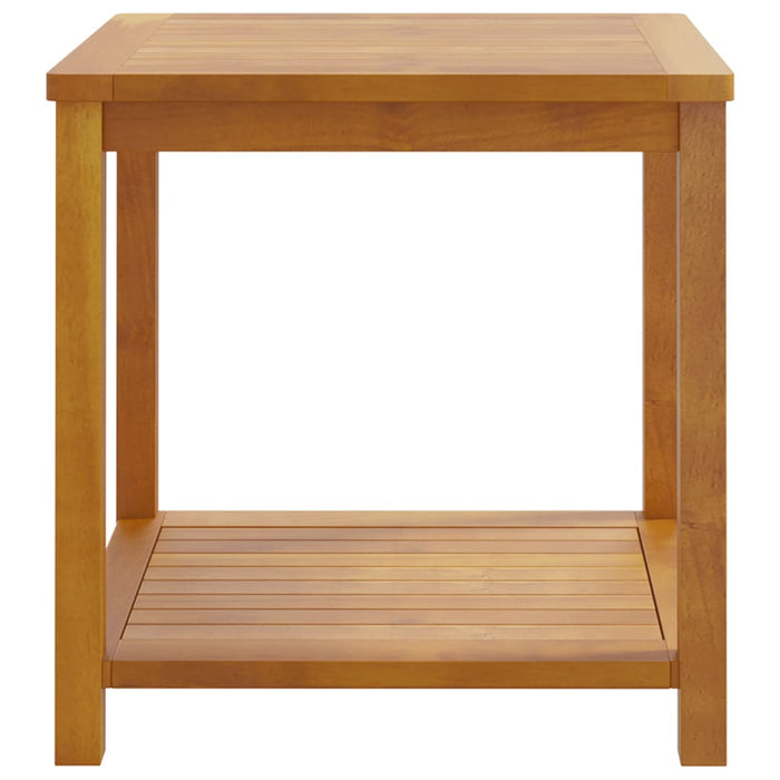 VXL Solid Acacia Wood Side Table 45x45x45 cm