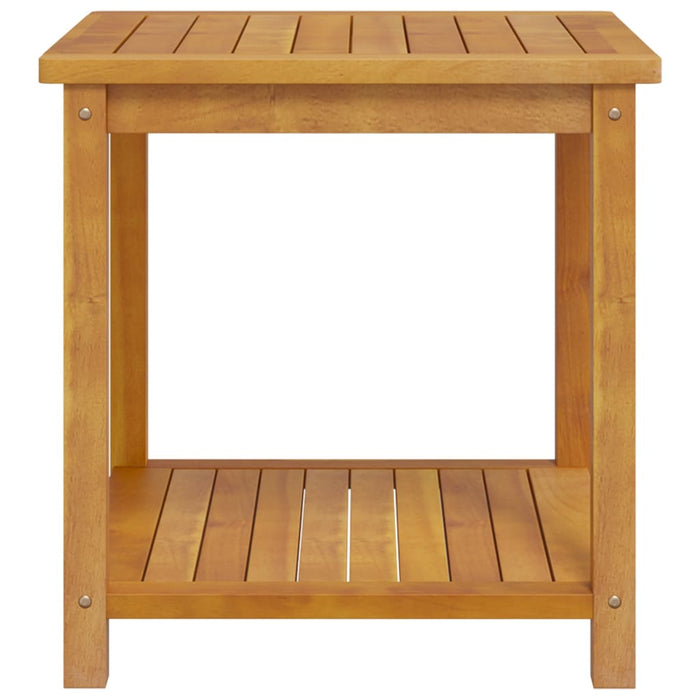 VXL Solid Acacia Wood Side Table 45x45x45 cm