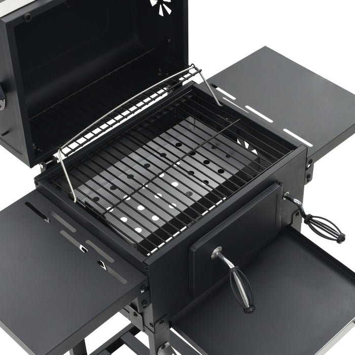 VXL Charcoal Barbecue with Black Bottom Shelf