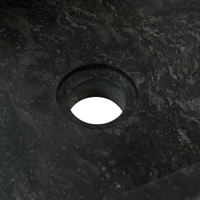 VXL Washbasin 45x30x12 cm black marble
