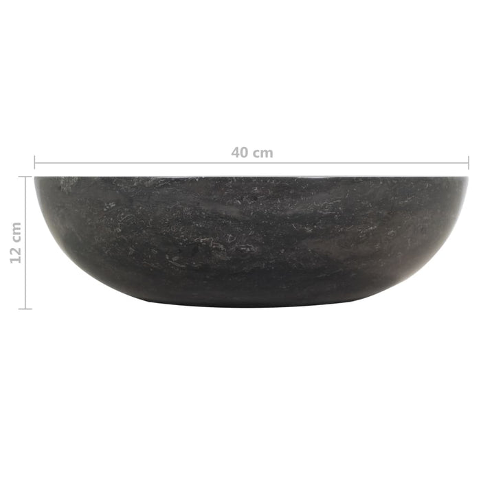 VXL Lavabo 40x12 cm mármol negro