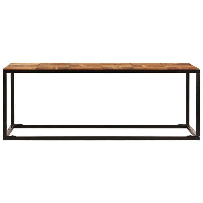 VXL Coffee Table 110X60X40 Cm Solid Acacia Wood and Steel
