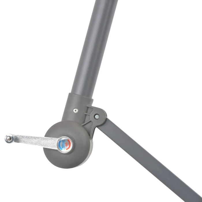 VXL Cantilever Umbrella With Aluminum Pole 350 Cm Anthracite Gray