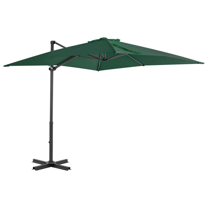 VXL Cantilever Umbrella With Green Aluminum Pole 250X250 Cm