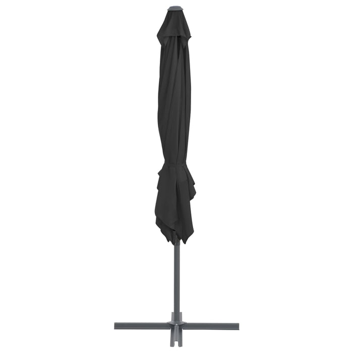VXL Cantilever Umbrella With Steel Pole Anthracite Gray 250X250 Cm