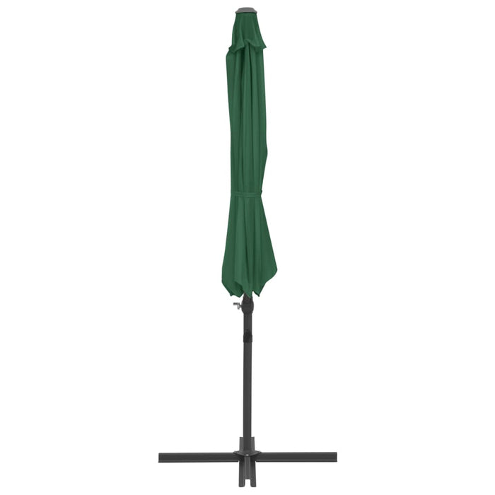 VXL Cantilever Umbrella With Green Steel Pole 300 Cm