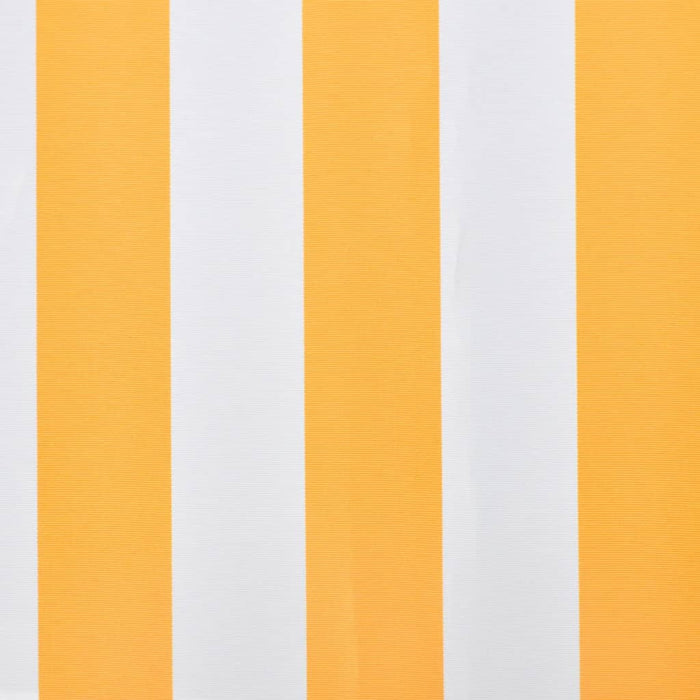 VXL Orange and White Canvas Awning 350X250 Cm