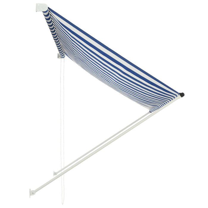 VXL Retractable Awning 200X150 Cm Blue and White