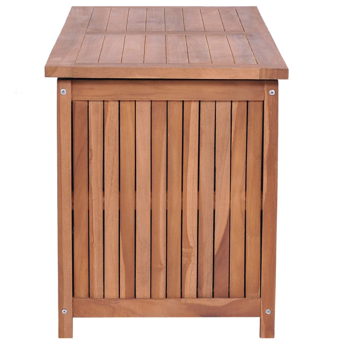 VXL Garden Storage Box 120X50X58 Cm Solid Teak Wood