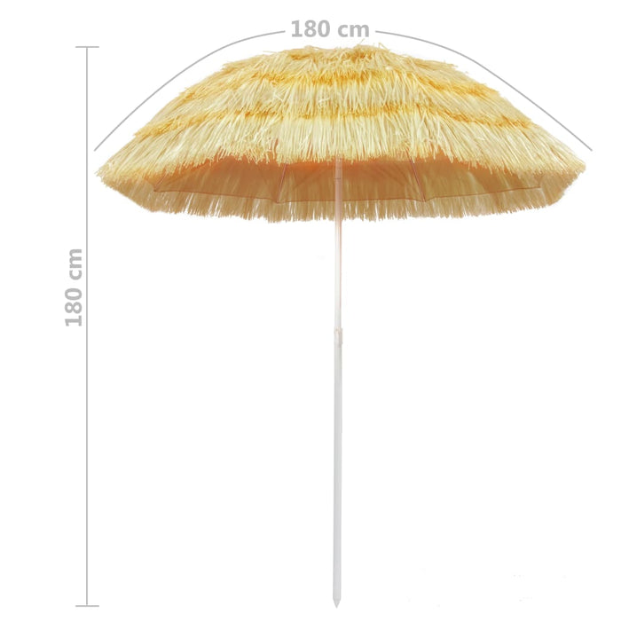 VXL Natural Hawaii Style Beach Umbrella 180 Cm