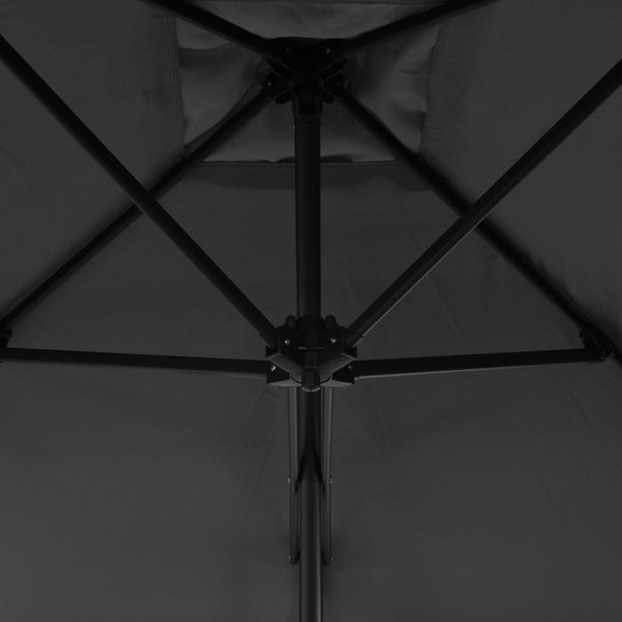 VXL Garden Umbrella with Steel Pole 300 Cm Anthracite