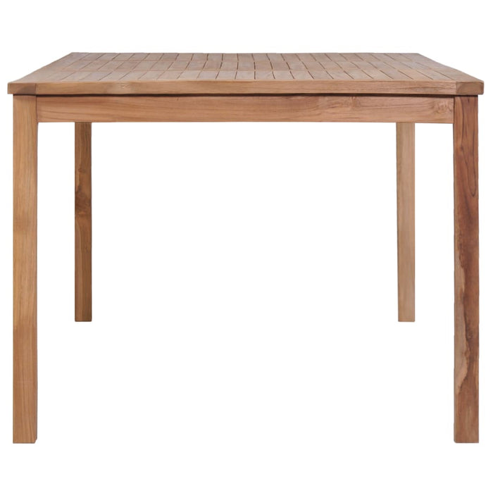 VXL Solid Teak Wood Garden Table 200X100X77 Cm