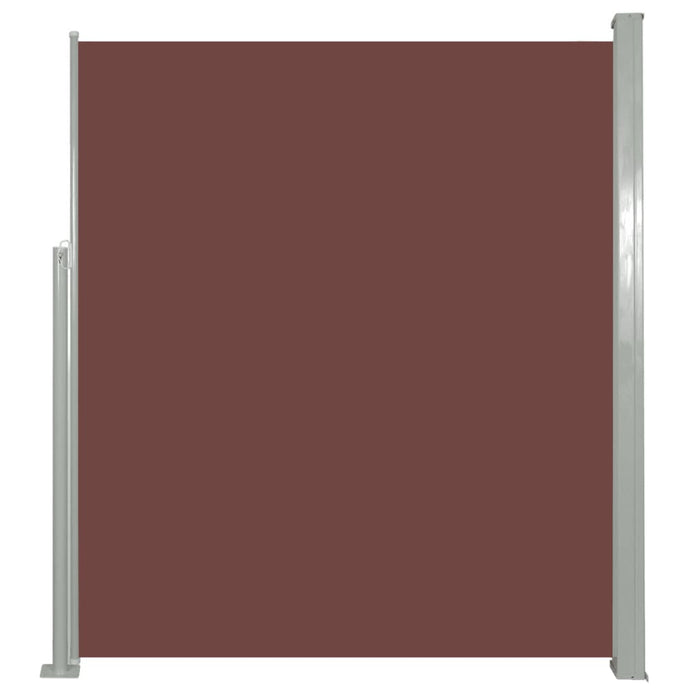 VXL Retractable Side Awning 160X500 Cm Brown
