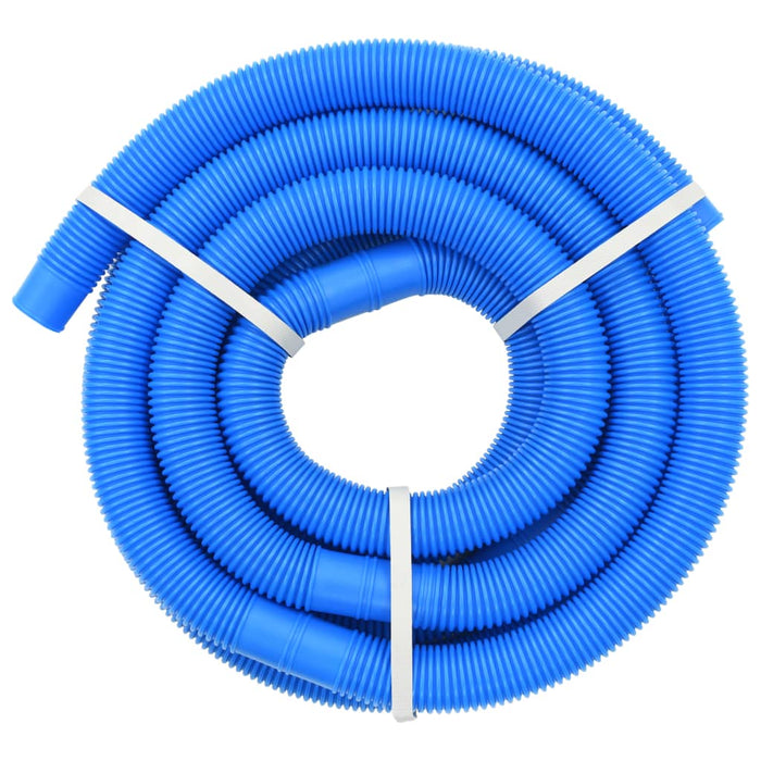 VXL Pool Hose With Clamps Blue 38 Mm 6 M