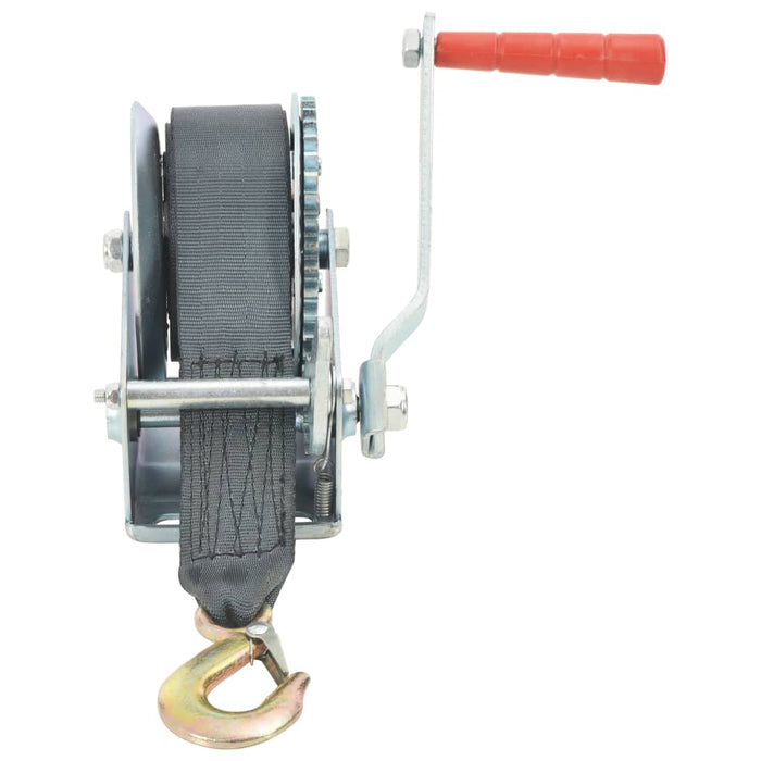 VXL Manual winch with strap 540 kg