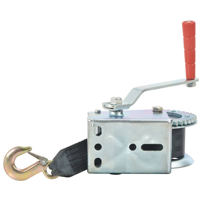 VXL Manual winch with strap 540 kg