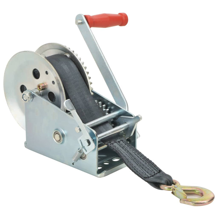VXL Manual winch with strap 1587 kg