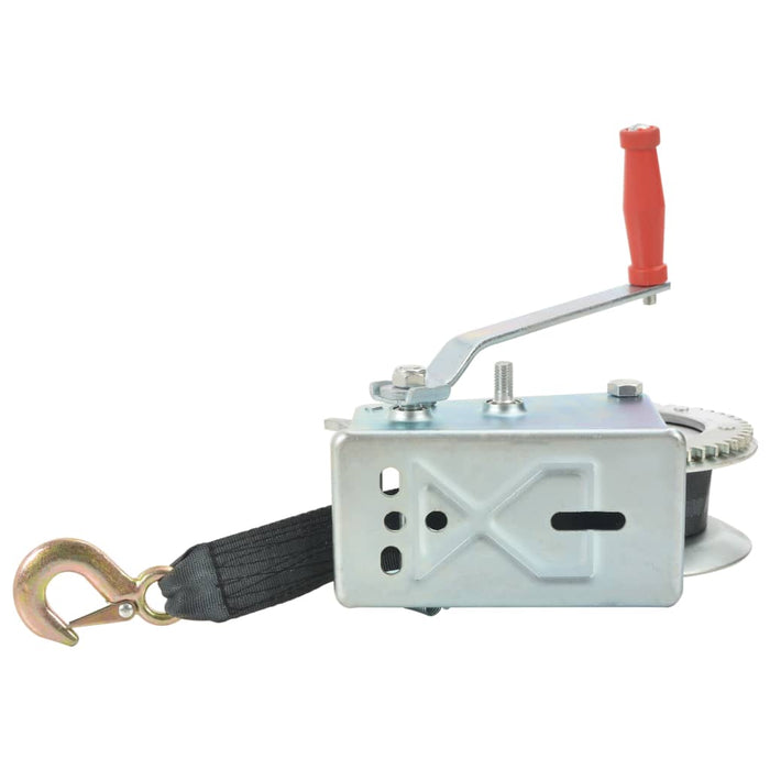 VXL Manual winch with strap 1587 kg