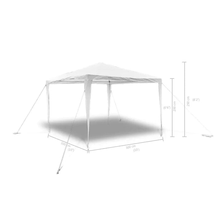 VXL Garden Gazebo Tent Pyramid Roof 3X3 M