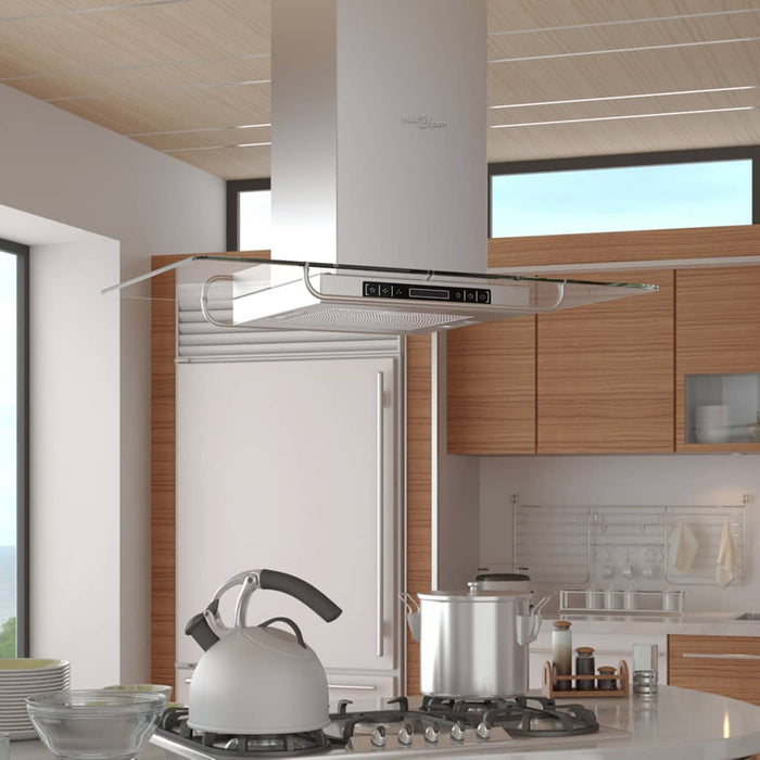 VXL Extractor Hood for Kitchen Island with LCD Display