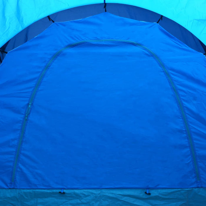 VXL Tent for 9 people dark blue and green fabric