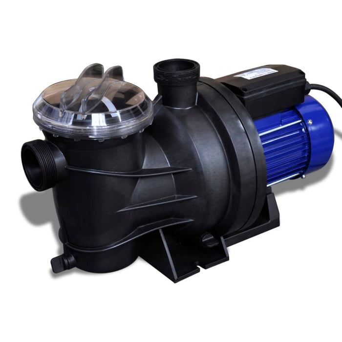 VXL Electric Pool Pump 1200 W Blue