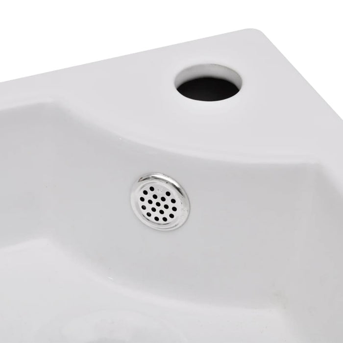 VXL Washbasin with white overflow 45x32x12.5 cm