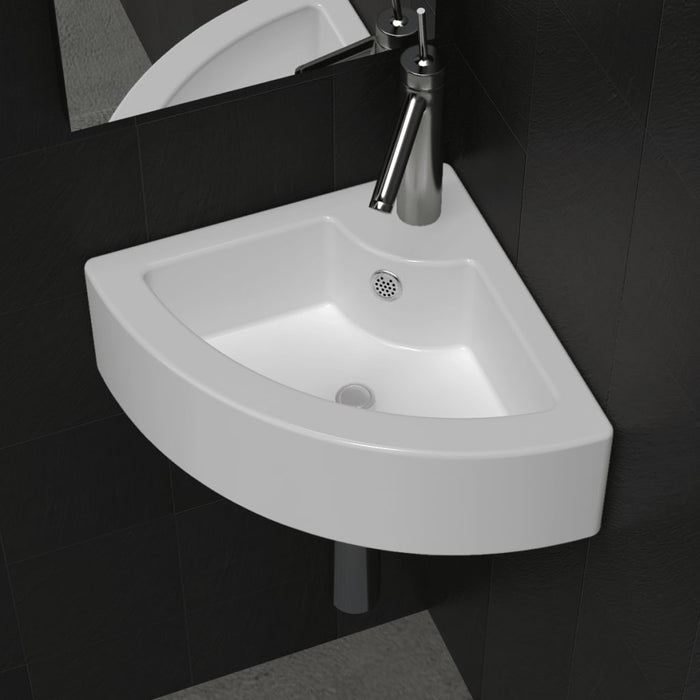 VXL Washbasin with white overflow 45x32x12.5 cm