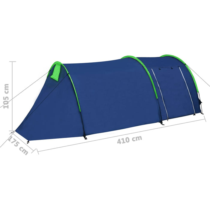 VXL 4 Person Tent Navy/Green
