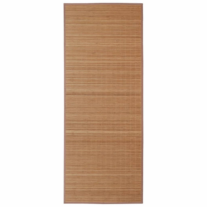 VXL Alfombra De Bambú Natural, Rectangular Color Marrón, 80 X 300 Cm 5 a 7 Días VXL 