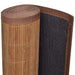 VXL Alfombra De Bambú Natural, Rectangular Color Marrón, 80 X 300 Cm 5 a 7 Días VXL 