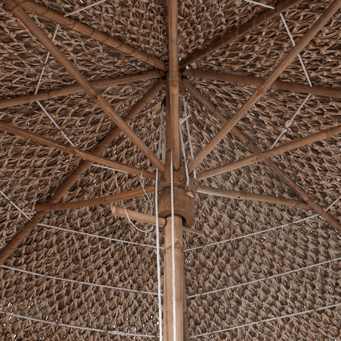 VXL Bamboo Umbrella with Banana Leaf Roof 270 Cm