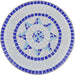 VXL Mesa De Bistro Terraza Mosaico Azul Y Blanco 60 Cm 5 a 7 Días VXL 