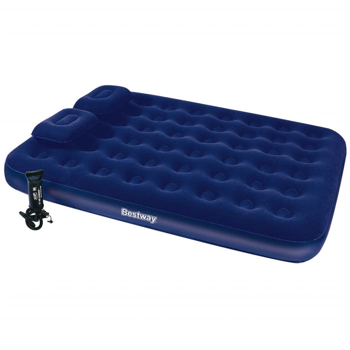 VXL Bestway Inflatable mattress with pillow and pump 203x152x22 cm 67374